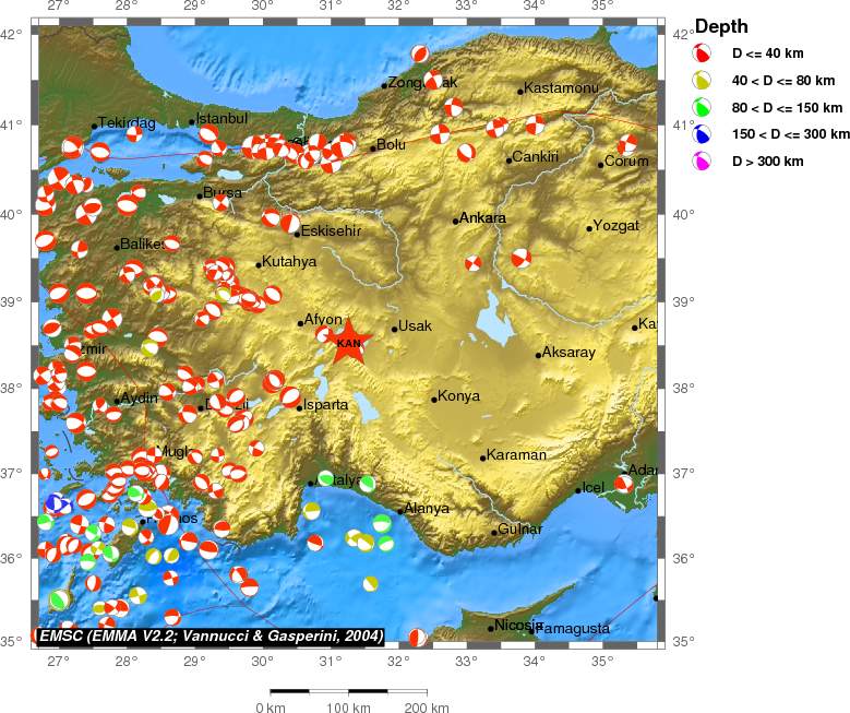 Regional moment Tensor