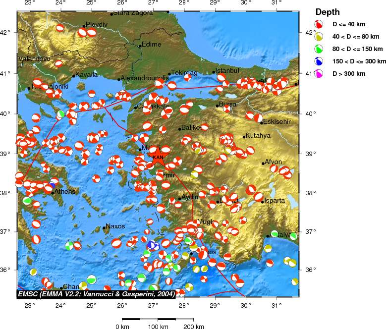 Regional moment Tensor