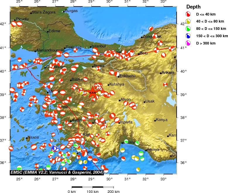 Regional moment Tensor