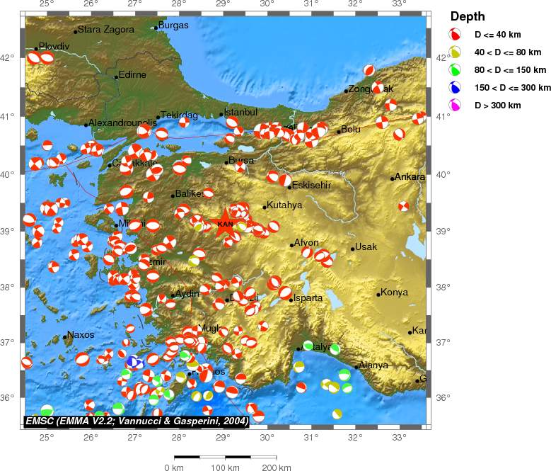 Regional moment Tensor