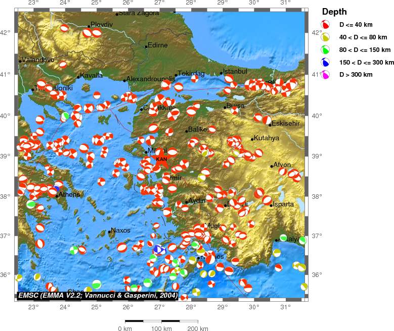 Regional moment Tensor