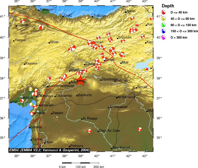 Regional moment Tensor