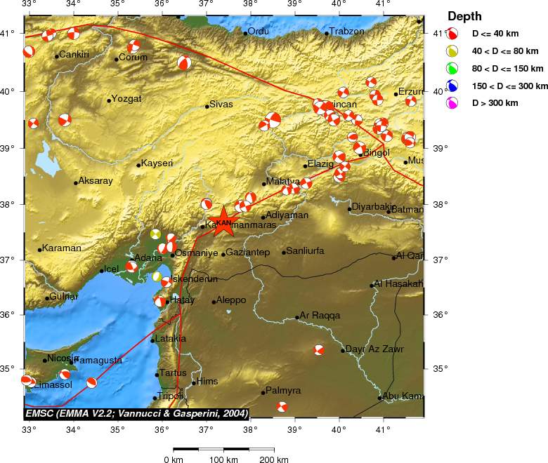 Regional moment Tensor
