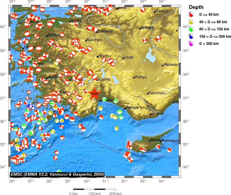 Regional moment Tensor