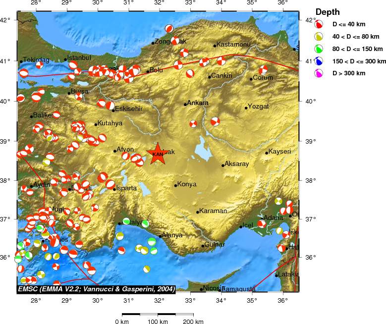 Regional moment Tensor