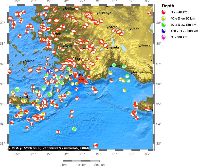 Regional moment Tensor