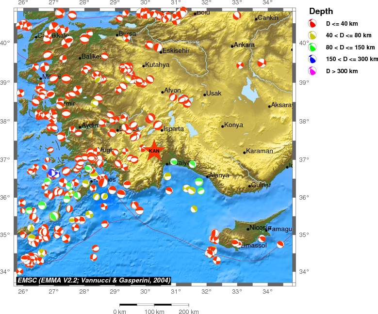 Regional moment Tensor