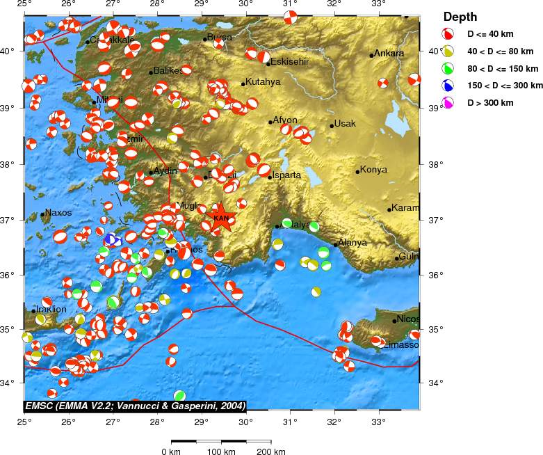 Regional moment Tensor
