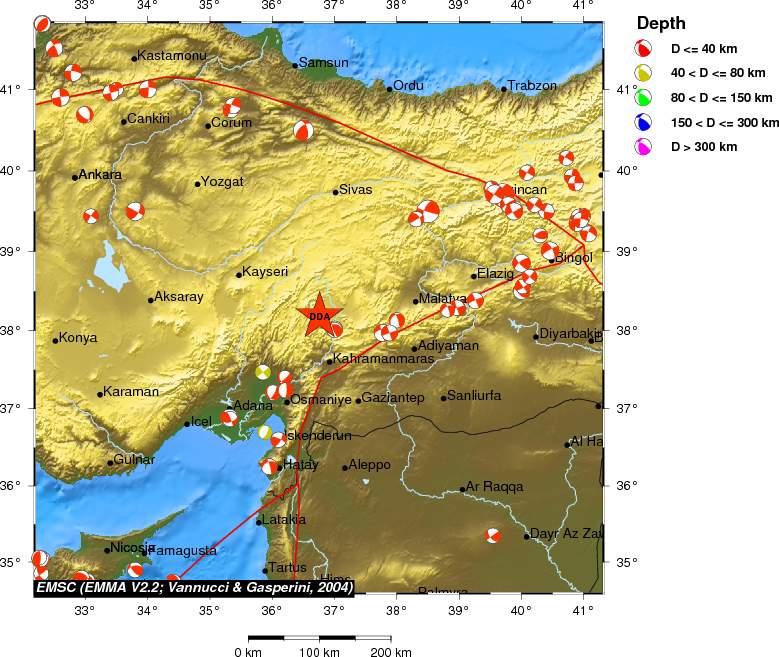 Regional moment Tensor