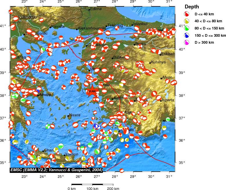 Regional moment Tensor