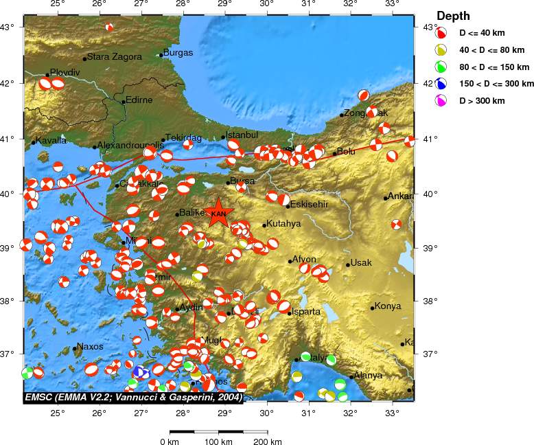 Regional moment Tensor
