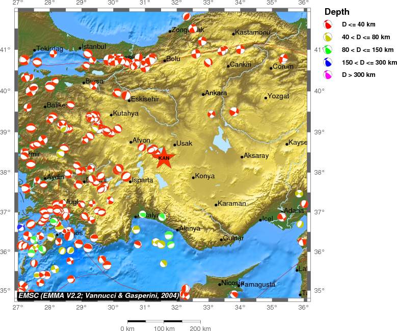 Regional moment Tensor