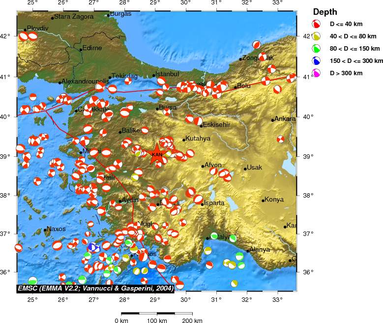 Regional moment Tensor