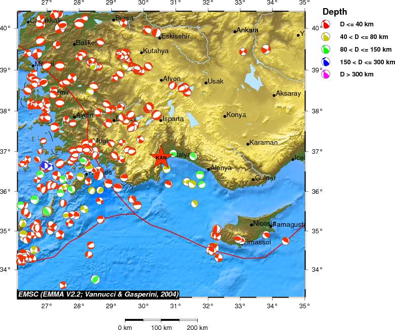 Regional moment Tensor