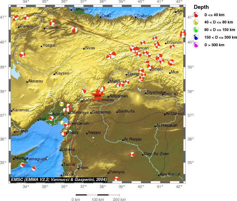 Regional moment Tensor