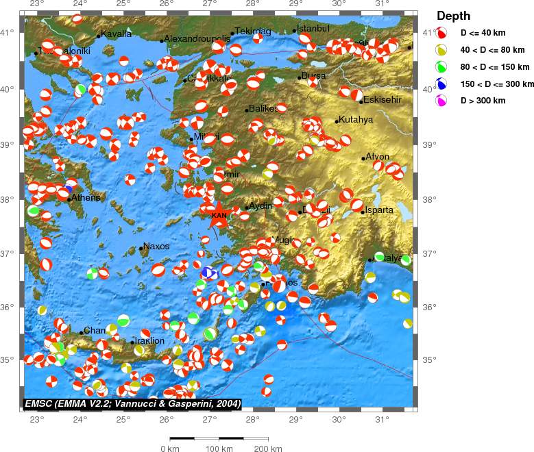 Regional moment Tensor