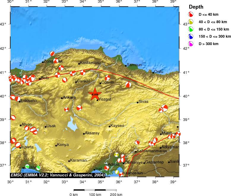Regional moment Tensor