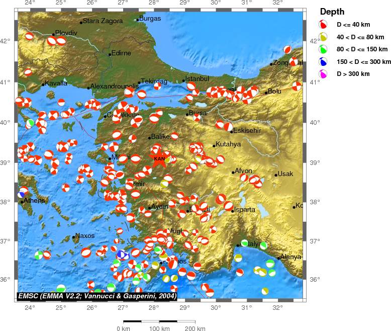 Regional moment Tensor