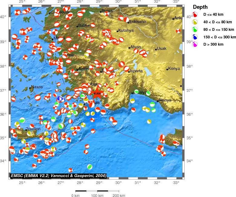 Regional moment Tensor