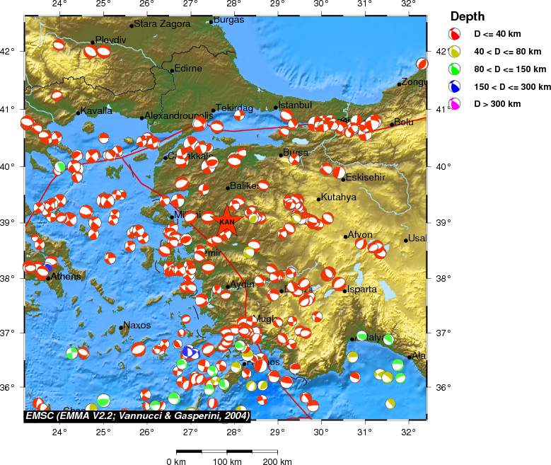 Regional moment Tensor