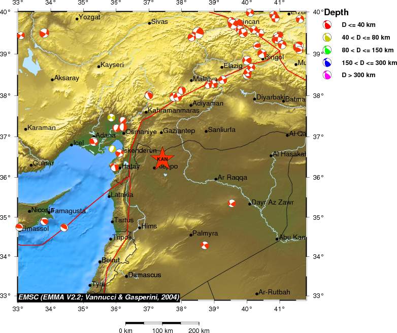 Regional moment Tensor