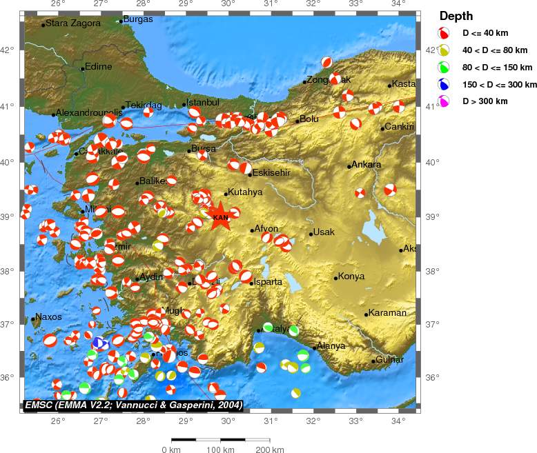 Regional moment Tensor