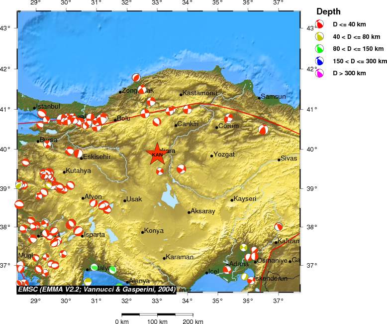 Regional moment Tensor