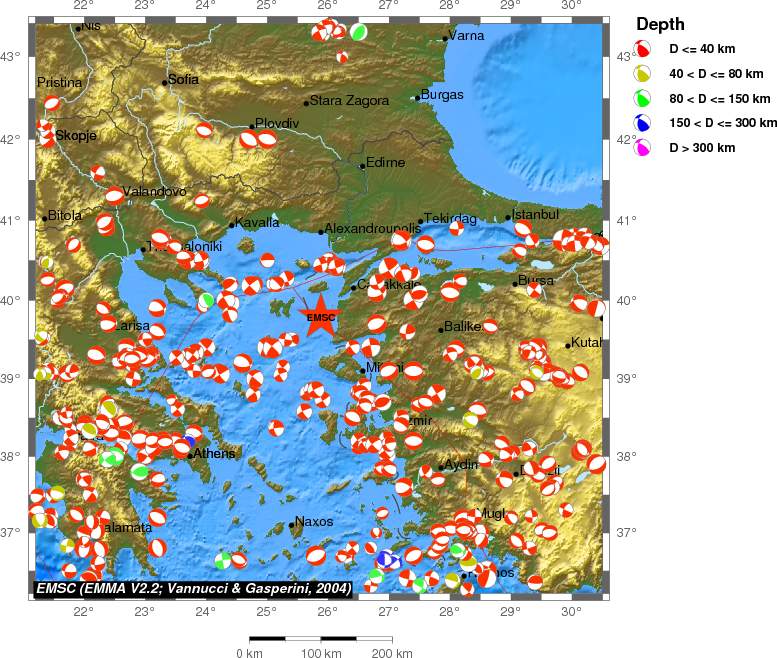 Regional moment Tensor
