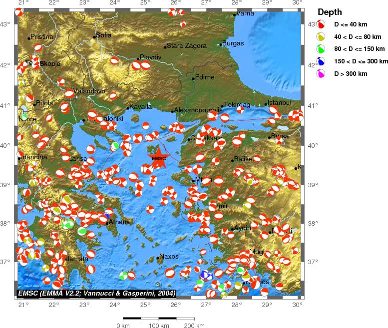 Regional moment Tensor