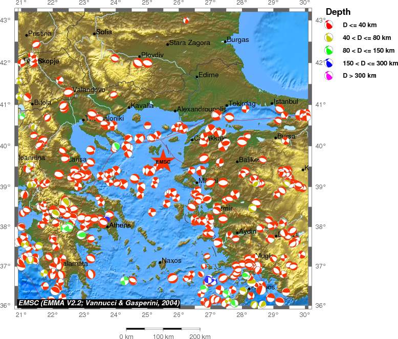Regional moment Tensor