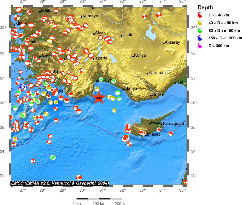 Regional moment Tensor