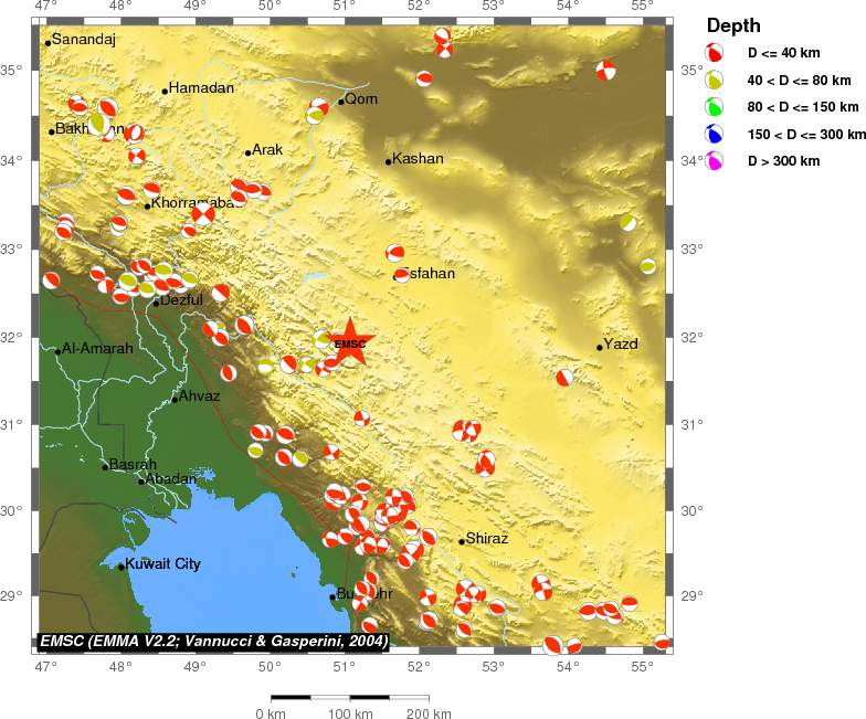 Regional moment Tensor