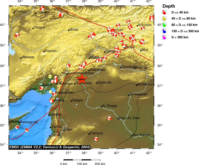 Regional moment Tensor