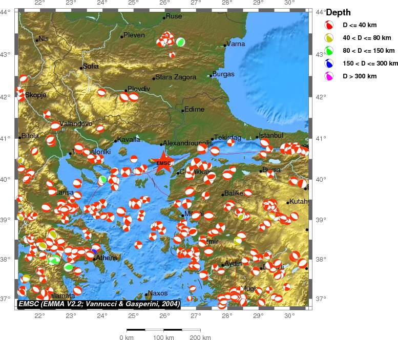 Regional moment Tensor
