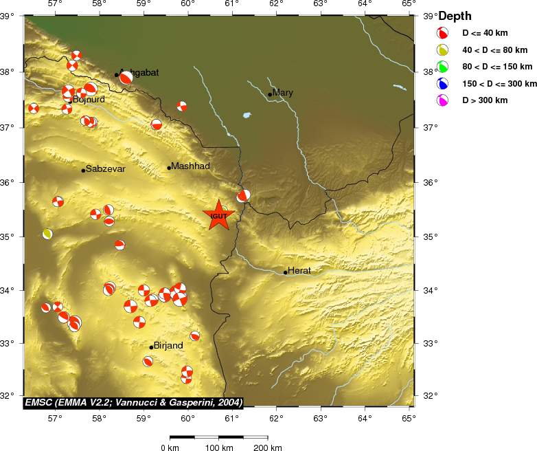 Regional moment Tensor