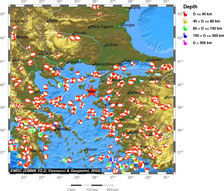 Regional moment Tensor