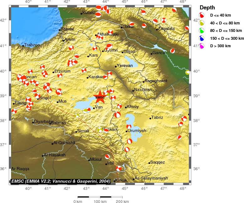 Regional moment Tensor