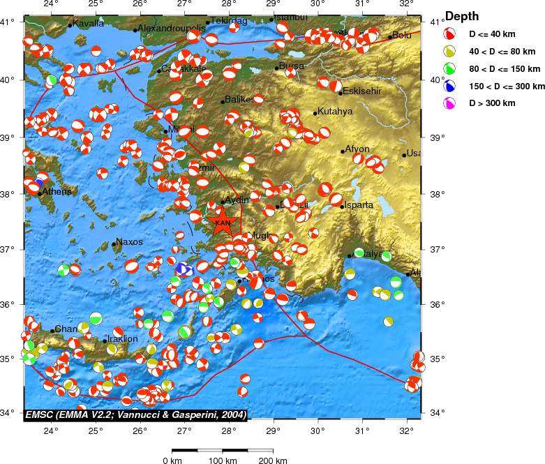 Regional moment Tensor
