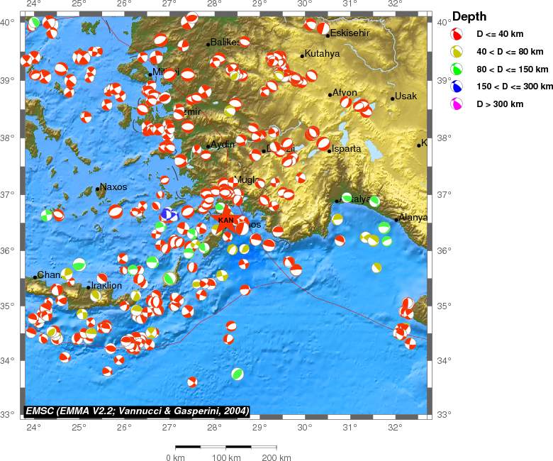 Regional moment Tensor