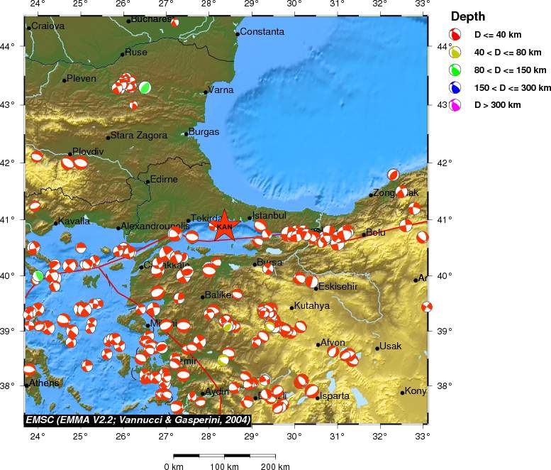 Regional moment Tensor