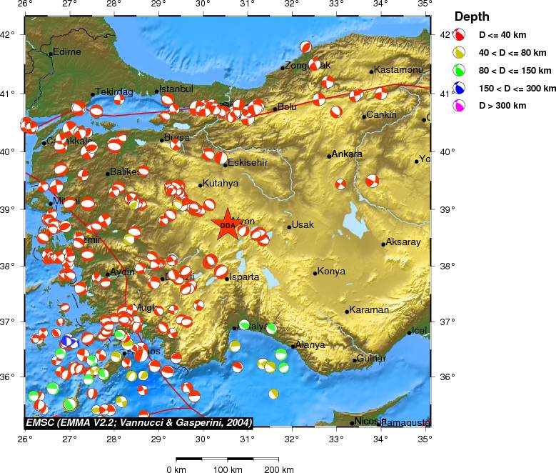 Regional moment Tensor