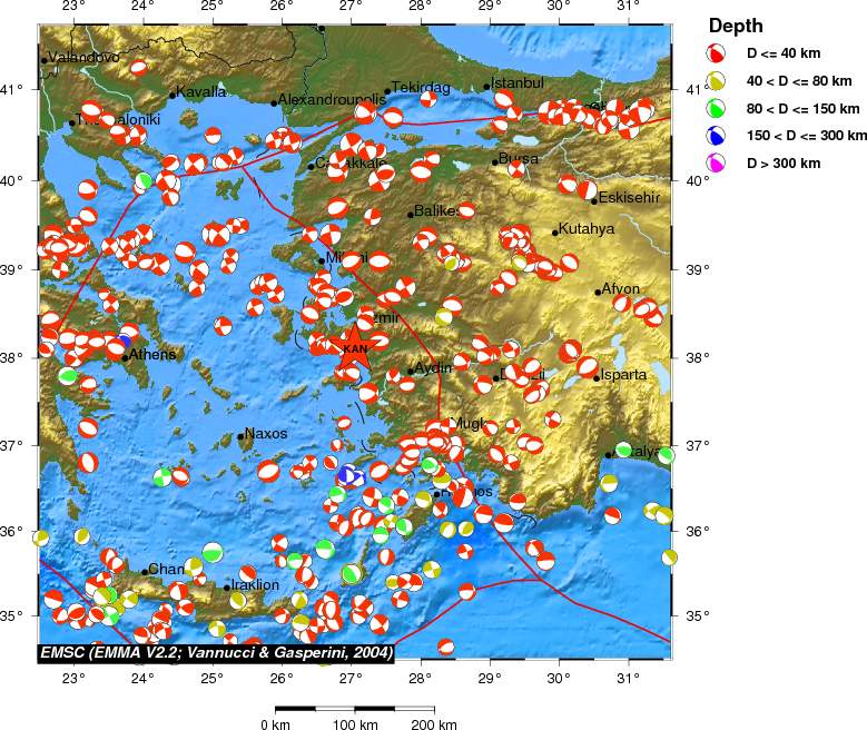 Regional moment Tensor