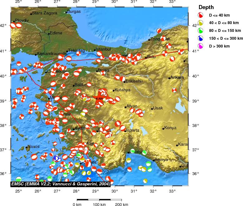 Regional moment Tensor