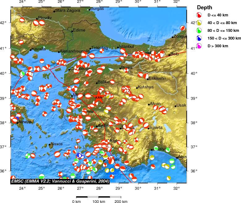 Regional moment Tensor