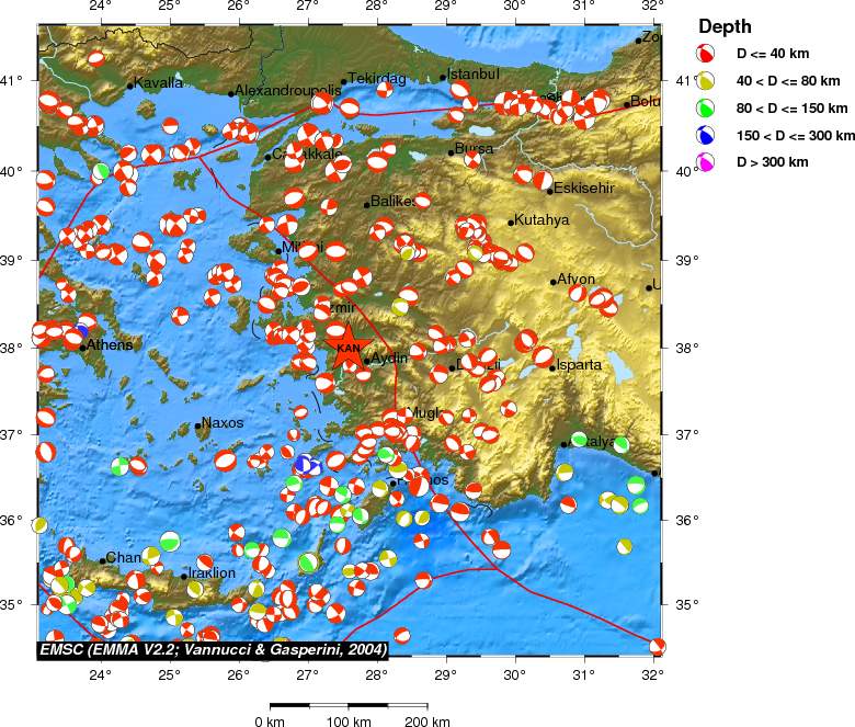 Regional moment Tensor