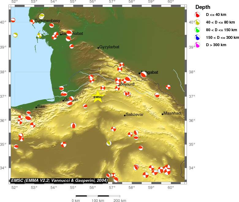 Regional moment Tensor