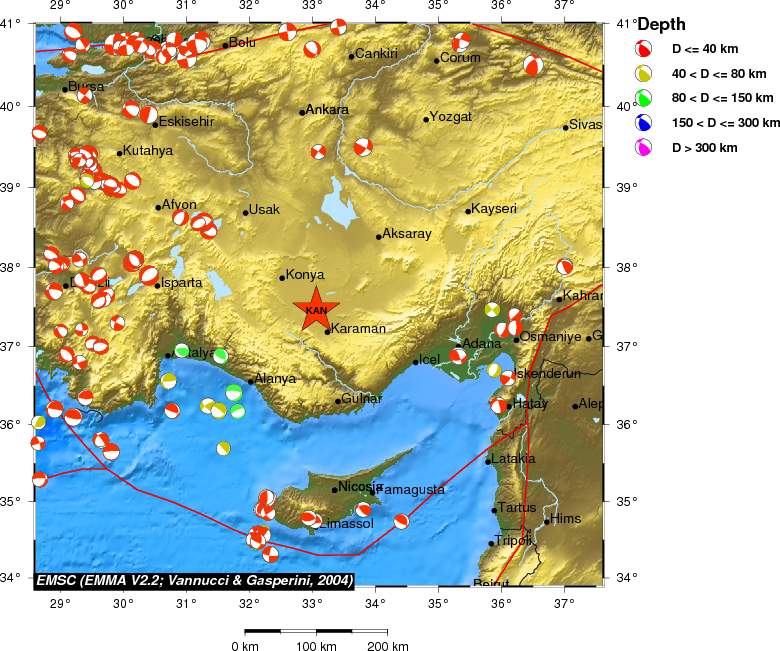 Regional moment Tensor