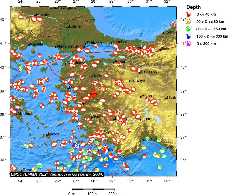 Regional moment Tensor