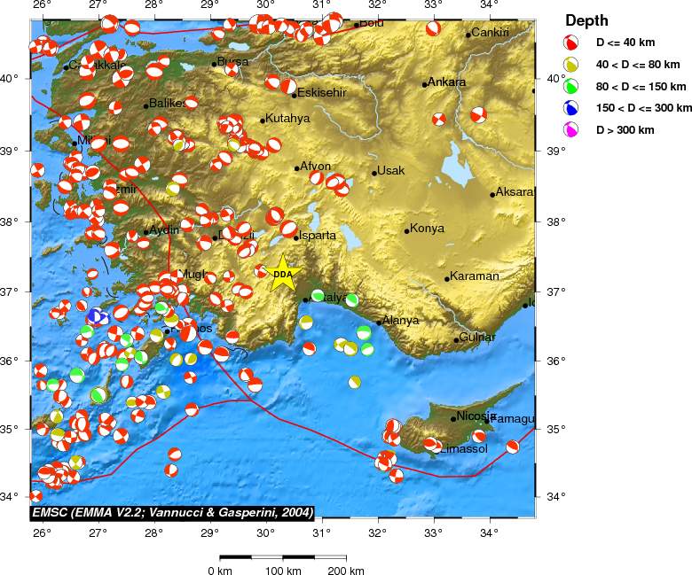 Regional moment Tensor