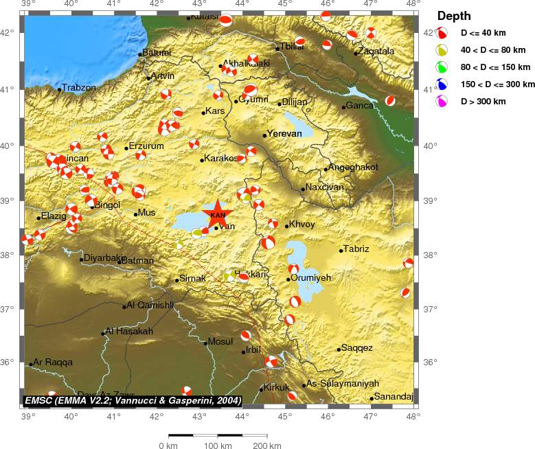 Regional moment Tensor